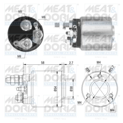 Solenoid Switch, starter